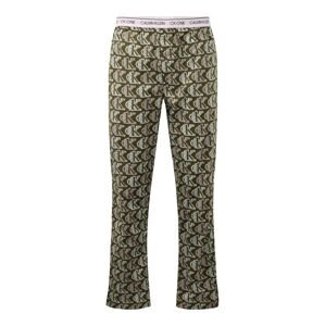Calvin Klein Underwear Pizsama nadrágok  zöld / khaki / menta