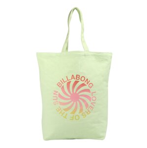 BILLABONG Shopper táska 'All about it'  világoszöld / pasztellpiros / sárga / rózsaszín