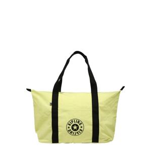 KIPLING Shopper táska  citromzöld / fekete