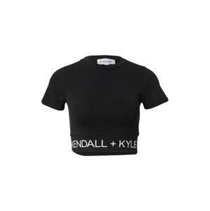KENDALL + KYLIE Póló  fekete / fehér