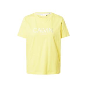 Calvin Klein Póló  sárga / ezüst / fehér