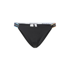 Calvin Klein Swimwear Bikini nadrágok 'CHEEKY'  fekete / kék / narancs / fehér