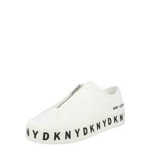 DKNY Belebújós cipők 'Bella'  fehér / fekete