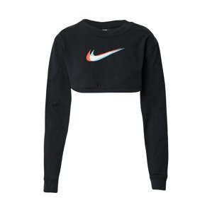 Nike Sportswear Tréning póló  fekete / fehér / korál / világoskék