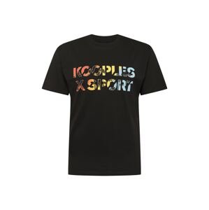 THE KOOPLES SPORT Póló  fekete / korál / sárga / világoskék