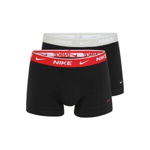 Nike Sportswear Boxeralsók  fekete / fehér / piros