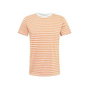 DEDICATED. Shirt 'Stockholm Stripes'  narancs / fehér