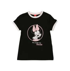 OVS T-Shirt 'MINNIE'  fekete / fehér / rózsaszín