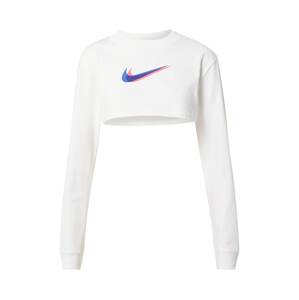 Nike Sportswear Tréning póló  fehér / kék / rózsaszín