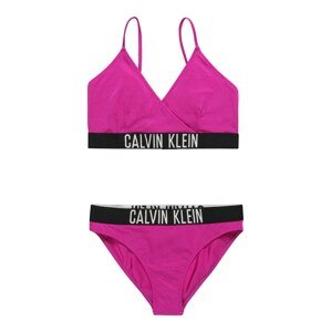 Calvin Klein Swimwear Bikini  fukszia / fekete / fehér