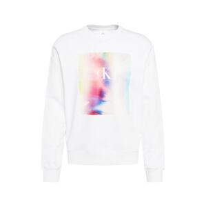 Calvin Klein Jeans Tréning póló 'PRIDE'  fehér / rózsaszín / pasztellsárga / királykék / menta