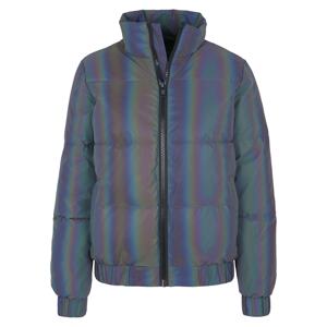 Urban Classics Jacke 'Iridescent Reflectiv Puffer Jacket '  ezüst