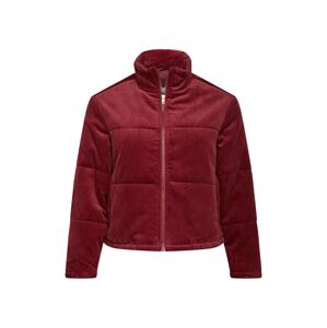 Urban Classics Átmeneti dzseki 'Corduroy Puffer Jacket'  burgundi vörös