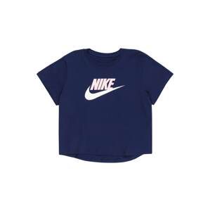 Nike Sportswear Póló  tengerészkék / rózsaszín / fehér