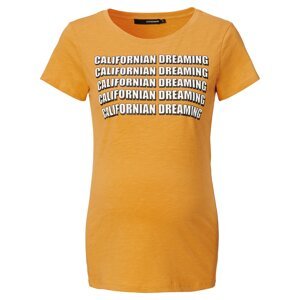 Supermom Póló 'Californian Dreaming'  fehér / méz / fekete