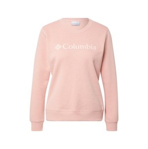 COLUMBIA Tréning póló  világos-rózsaszín / fehér