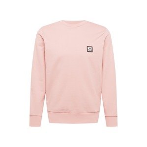 DIESEL Tréning póló 'GIRK'  rózsaszín / fehér / fekete