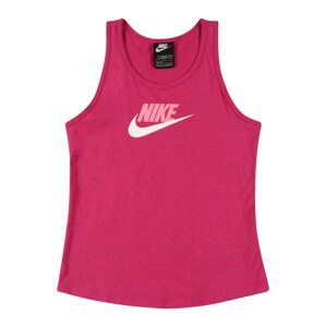 Nike Sportswear Póló  málna / világos-rózsaszín / fehér