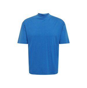 NU-IN Póló 'Mock Neck Relaxed T-shirt'  kék