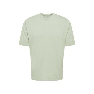 NU-IN Póló 'Mock Neck Relaxed T-shirt'  zöld