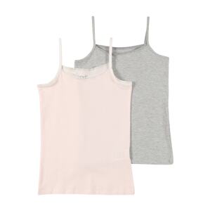 OVS Trikó és alsó póló  szürke melír / rózsaszín