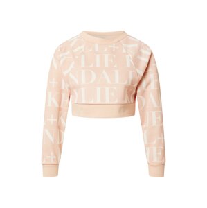 KENDALL + KYLIE Tréning póló  fehér / rózsaszín