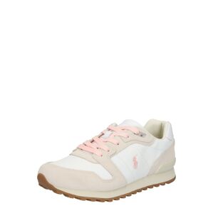 Polo Ralph Lauren Rövid szárú edzőcipők  világos bézs / fehér / rózsaszín