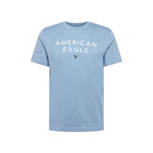 American Eagle Póló  füstkék / fehér