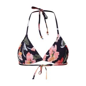 Seafolly Bikini felső 'Shirred Slide'  indigó / rózsaszín / piros / őszibarack / zöld