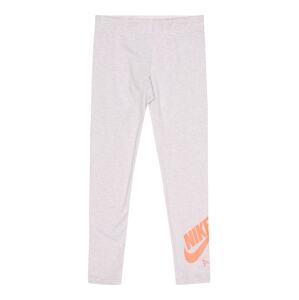 Nike Sportswear Leggings  szürke melír / neonnarancs
