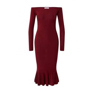 Femme Luxe Kleid 'CICI'  burgundi vörös