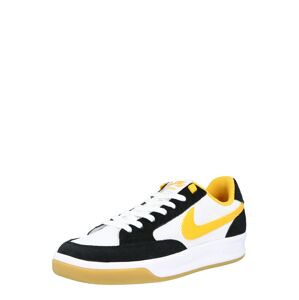 Nike SB Rövid szárú edzőcipők 'Adversary'  fehér / fekete / sárga