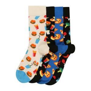Happy Socks Zokni 'Food Lover'  vegyes színek / krém / fekete / kék