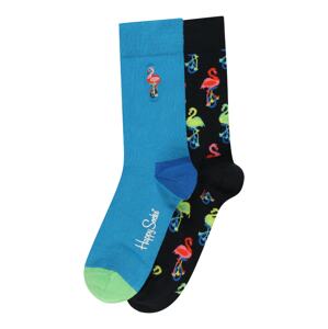Happy Socks Zokni 'Flamingo'  kék / kobaltkék / piros / rózsaszín / zöld