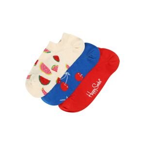 Happy Socks Zokni 'Fruit'  krém / kék / piros / fehér / sötétzöld