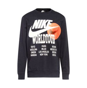 Nike Sportswear Tréning póló  fekete / fehér / narancs