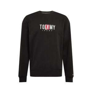 Tommy Jeans Tréning póló 'Timeless'  fekete / fehér / világospiros