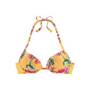 SUNSEEKER Bikini felső  sárga / zöld / rózsaszín