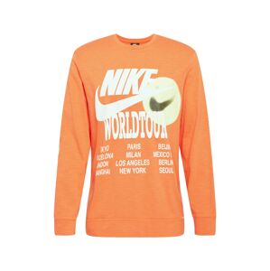 Nike Sportswear Tréning póló  olíva / narancs / fehér