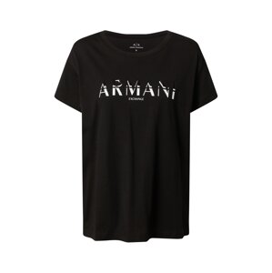 ARMANI EXCHANGE Póló '3KYTGD'  fekete / fehér