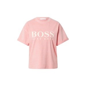 BOSS Casual Póló 'Evina'  fehér / világos-rózsaszín