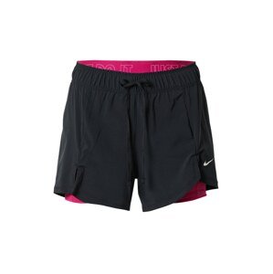 NIKE Sportnadrágok 'Flex Essential'  rózsaszín / fekete / fehér