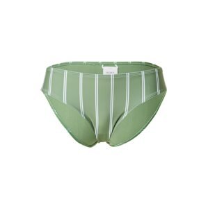 ROXY Bikini nadrágok  zöld / fehér