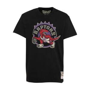 Mitchell & Ness T-Shirt  fekete / burgundi vörös / sötétlila