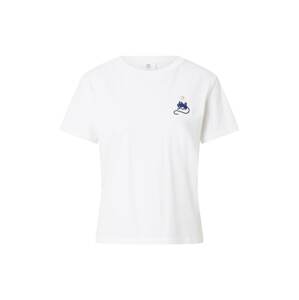 Kauf Dich Glücklich T-Shirt 'KAUF DICH GLÜCKLICH'  fehér / kék / sötétkék
