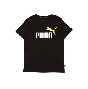 PUMA Funkcionális felső  fekete / fehér / sárga