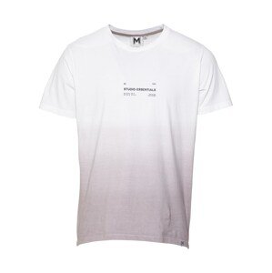 Hailys Men T-Shirt 'Steven'  taupe / piszkosfehér / fekete