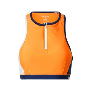Superdry Bikini felső  narancs / fehér / kék
