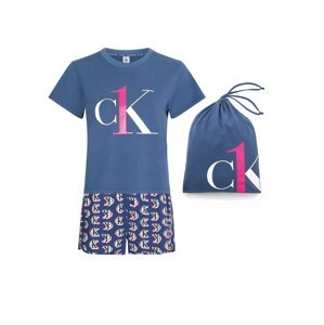 Calvin Klein Underwear Rövidek  rózsaszín / fehér / kék