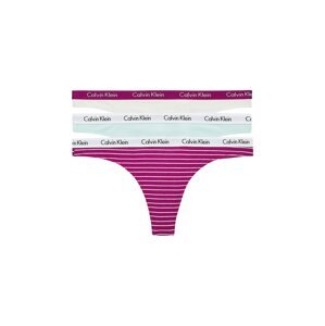 Calvin Klein Underwear String bugyik  türkiz / fehér / sötét-rózsaszín